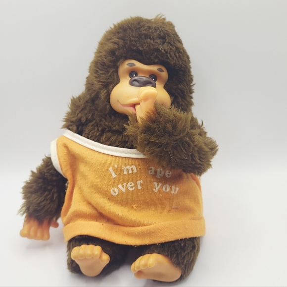 Atlanta Novelty Other - Vintage Kitsch Monkey Plush I’m Ape Over You Atlanta Novelty Gerber Taiwan
